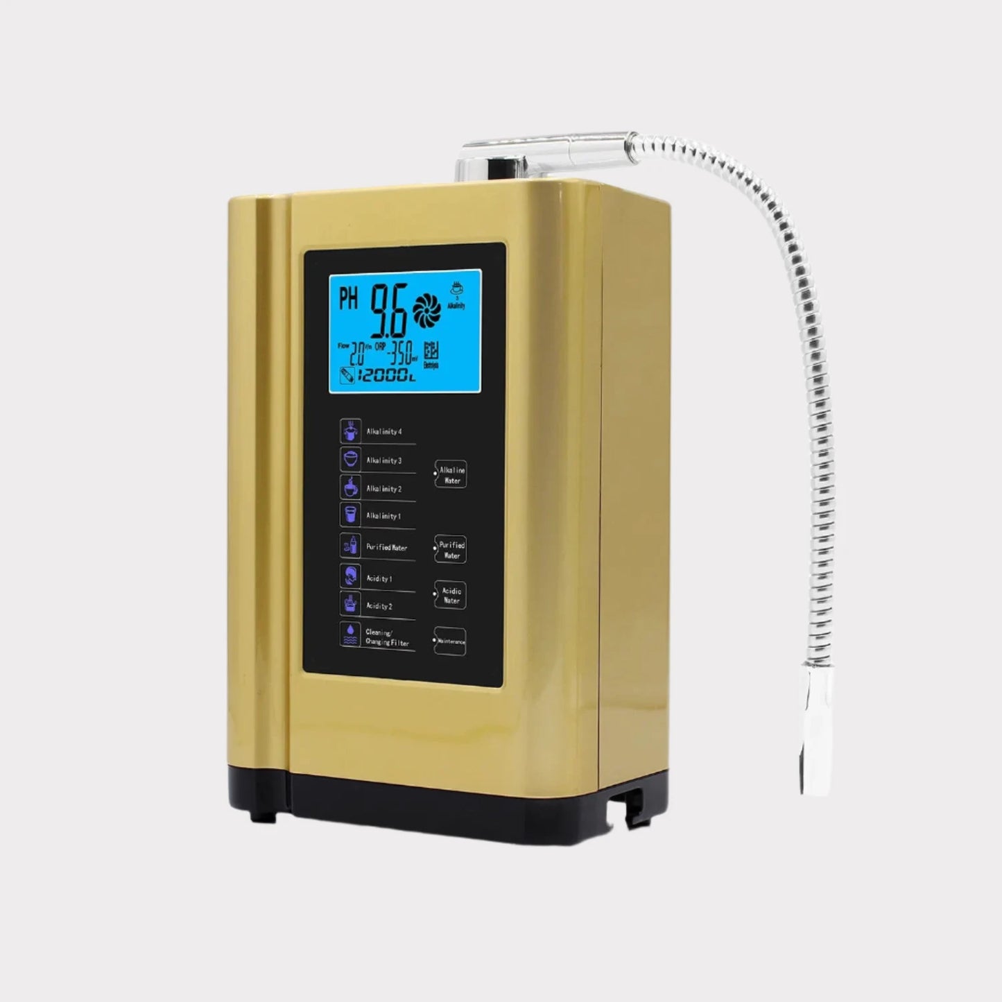 Alkaline Water Ionizer hydrogen generator Machine Purifier,Produces pH 3.5-10.5 Alkaline Acid water Water Filter system for Home - SOULVIVALS
