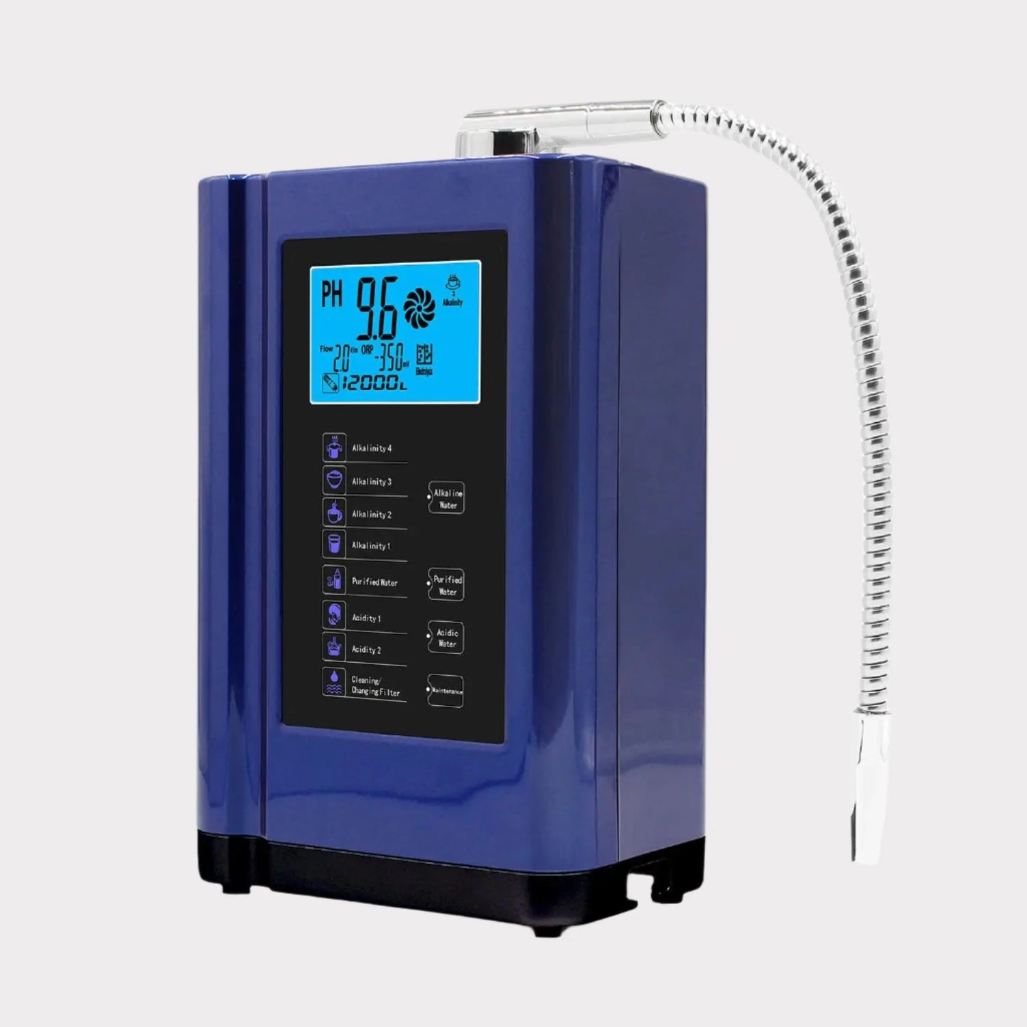 Alkaline Water Ionizer hydrogen generator Machine Purifier,Produces pH 3.5-10.5 Alkaline Acid water Water Filter system for Home - SOULVIVALS