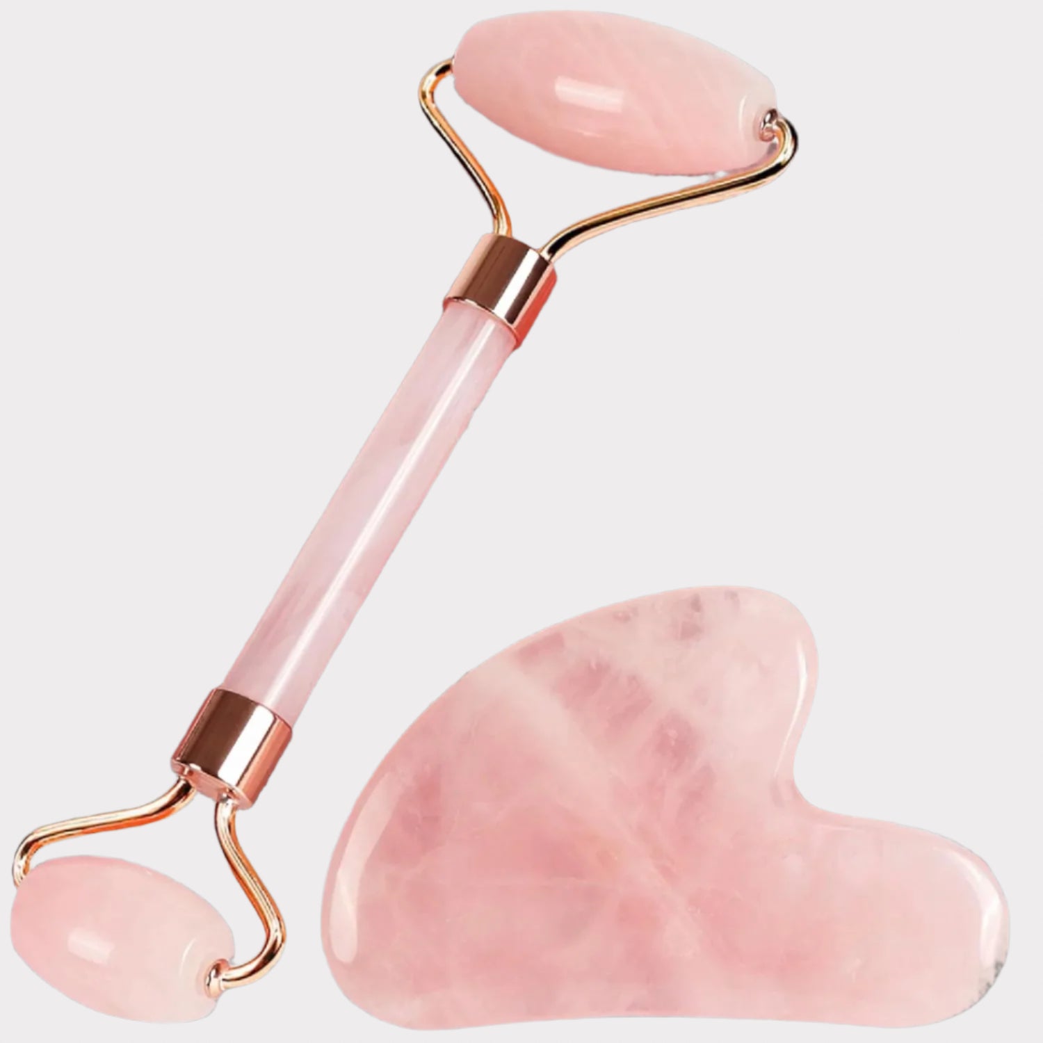 BAIMEI IcyMe Jade Roller & Gua Sha, Face Roller Redness Reducing Skin Care Tools, Self Care Pink Gift for Men Women, Massager for Face, Eyes, Neck, Relieve Fine Lines and Wrinkles - Rose Quartz - SOULVIVALSSOULVIVALSSOULVIVALSB07WWC3T9Q