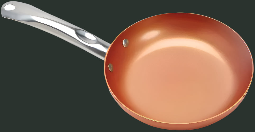 Copper Frying Pan - Oil - Free Cooking with Non - Stick Ceramic Coating - SOULVIVALSSOULVIVALSSOULVIVALSB077S9T8V3