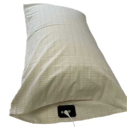 Earthing Pillowcase – Better Sleep, Less Stress, More Energy - SOULVIVALSSOULVIVALSSOULVIVALS14:200006153#Beige;5:202198824#US earthing cord